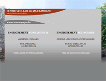 Tablet Screenshot of csmacampagne.be